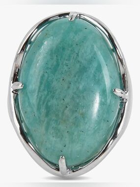 Cute Nordstrom Real Aqua Stone Large Adjustable Ring